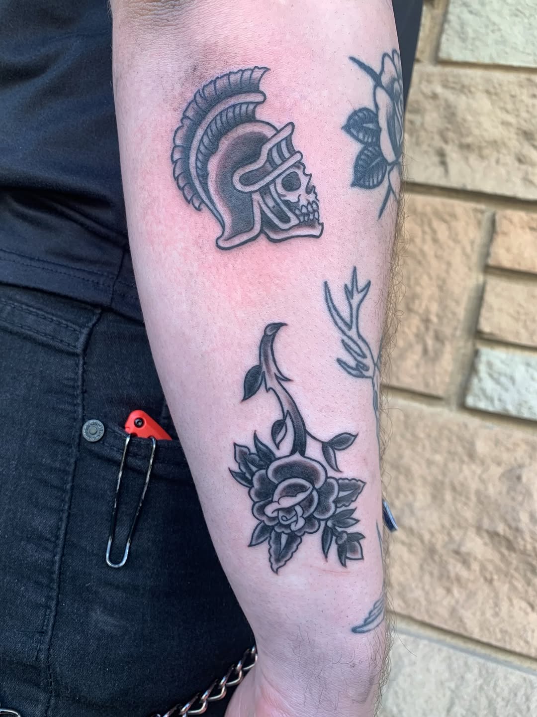 Tattoo by @beehemothtattoo โ american_traditional, black_and_grey