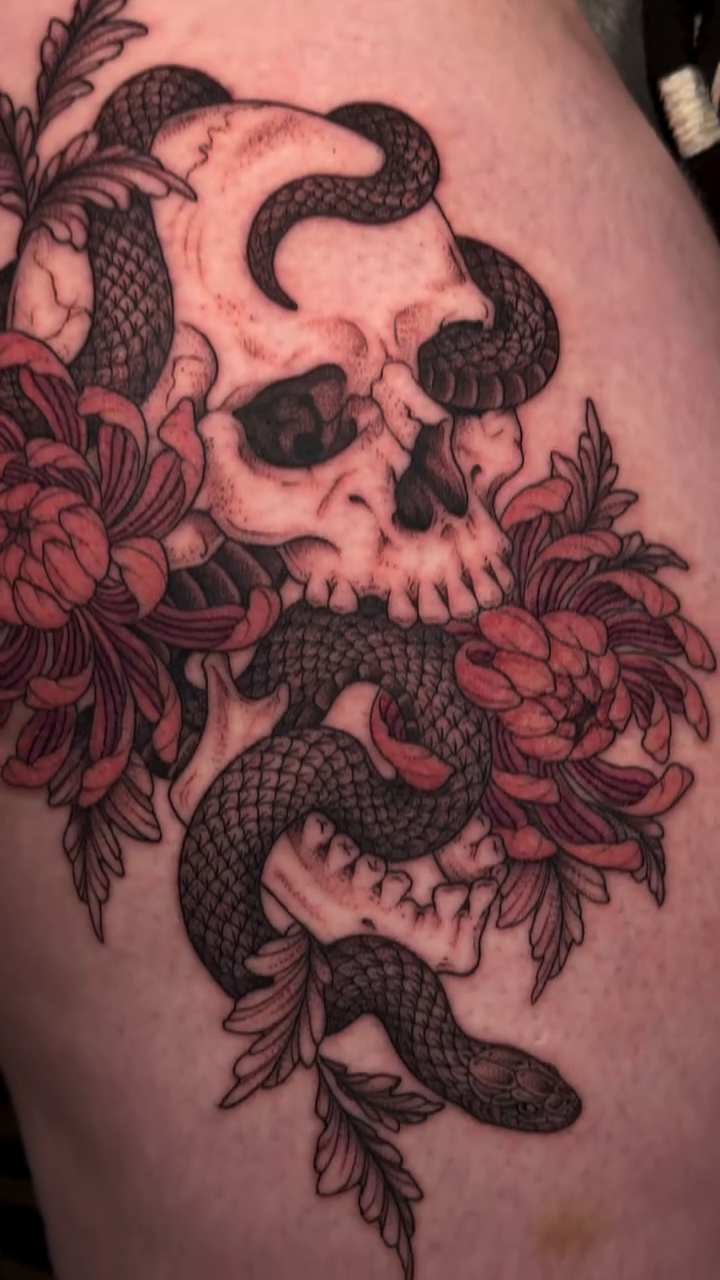 Tattoo by @jettaturas β dark_realism, black_and_grey