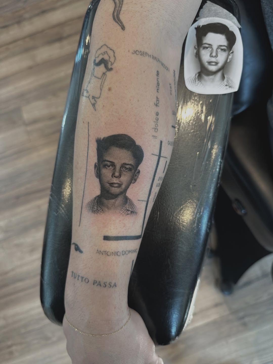 Tattoo by @paigejeantattoos β realism, black_and_grey