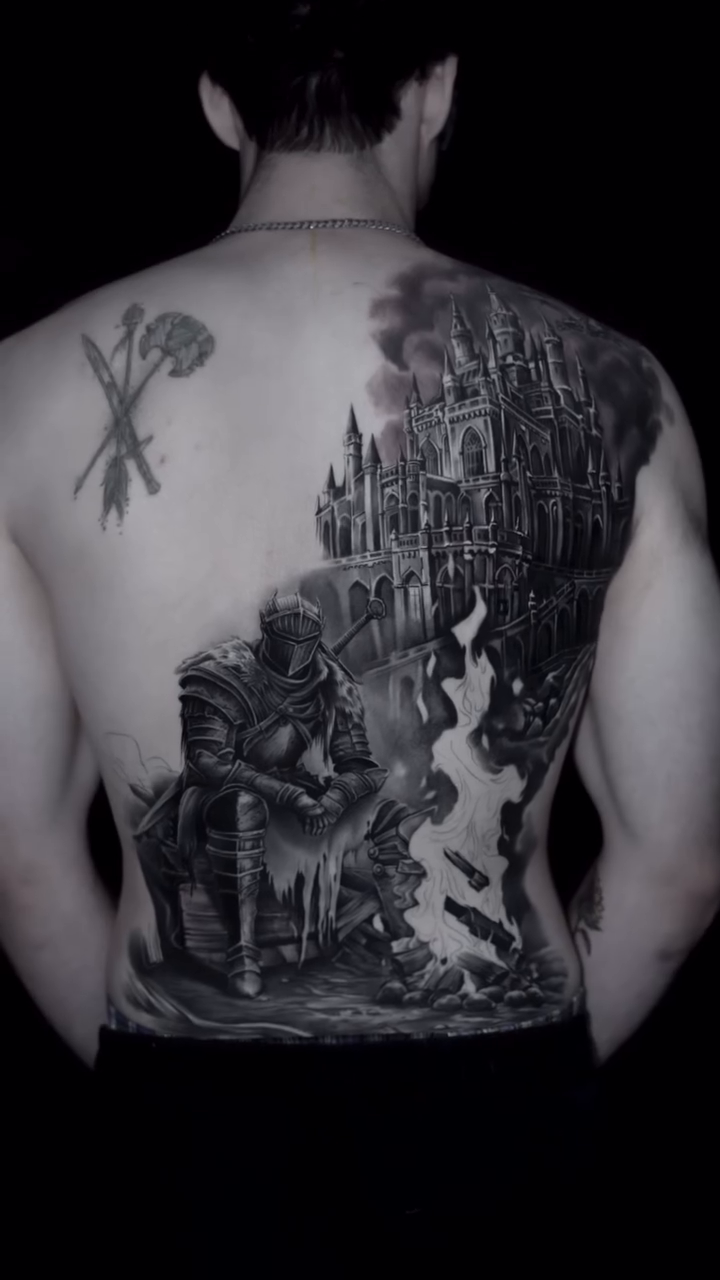 Tattoo by @tattooyasmany2012 — dark_realism, black_and_grey