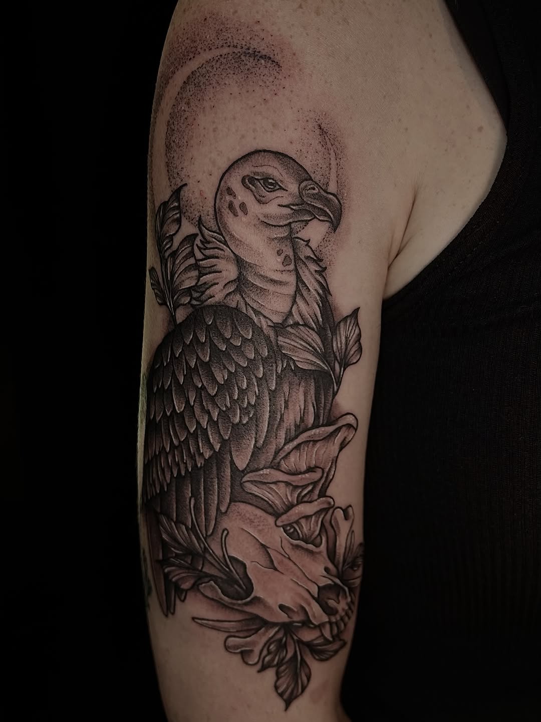 Tattoo by @pourriink — black_and_grey, realism