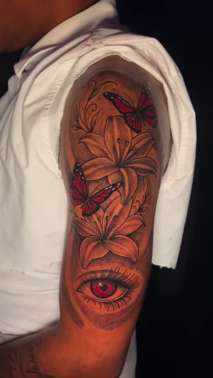 Tattoo by @groovyyinks — realism, black_and_grey