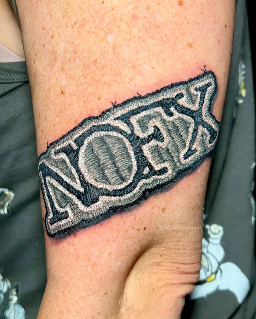 Tattoo by @howietattoos β black_and_grey, lettering_script