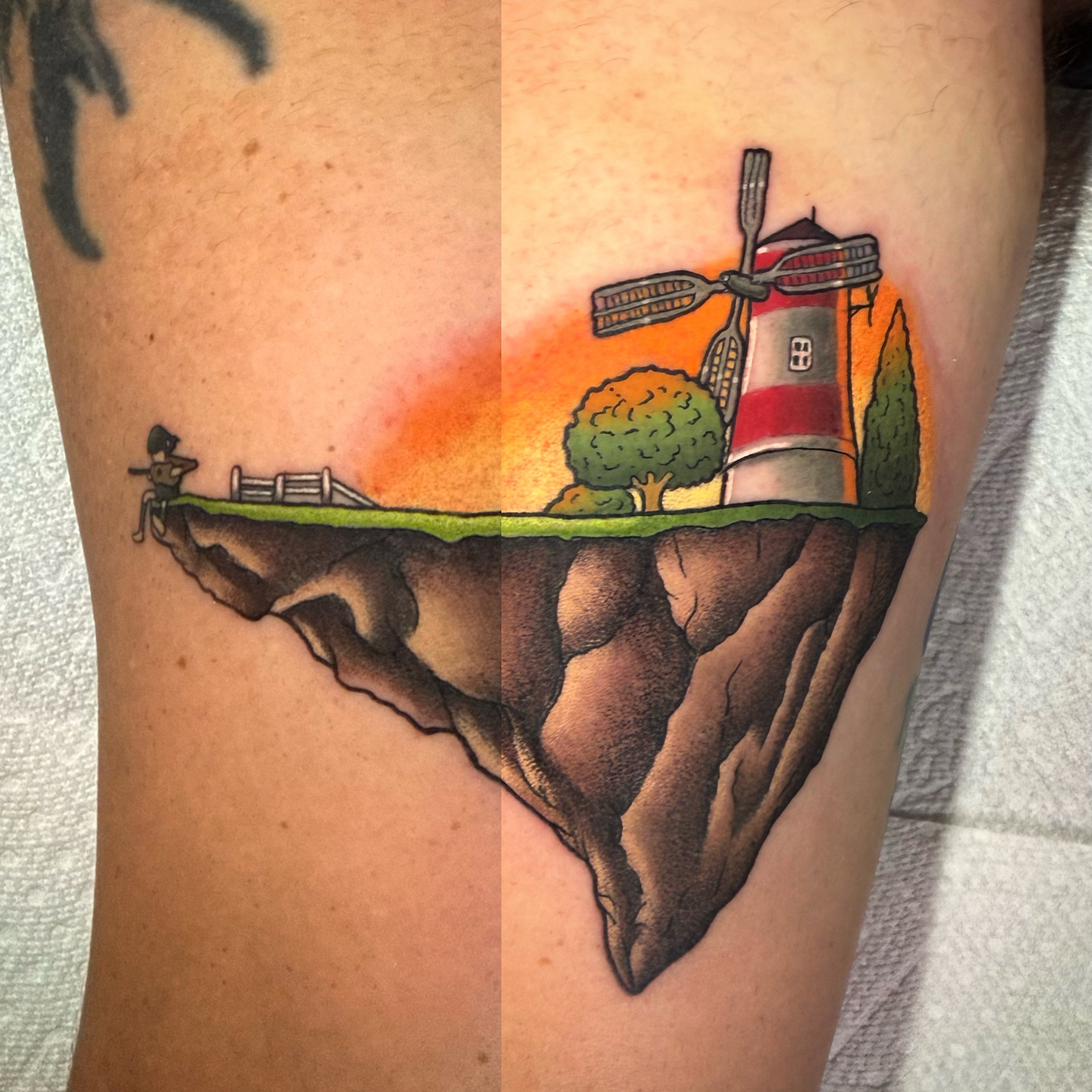 Tattoo by @dominiquedarko — illustrative, realism