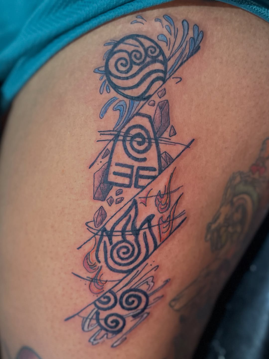 Tattoo by @zenaf_ink — geometric, blackwork