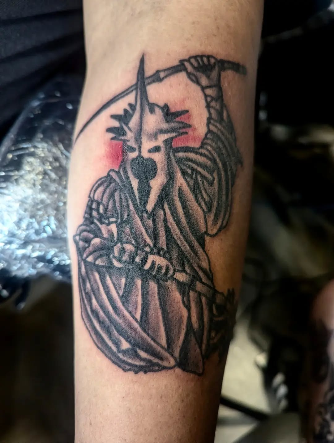 Tattoo by @ericwardtattoos — dark_realism, trash_polka
