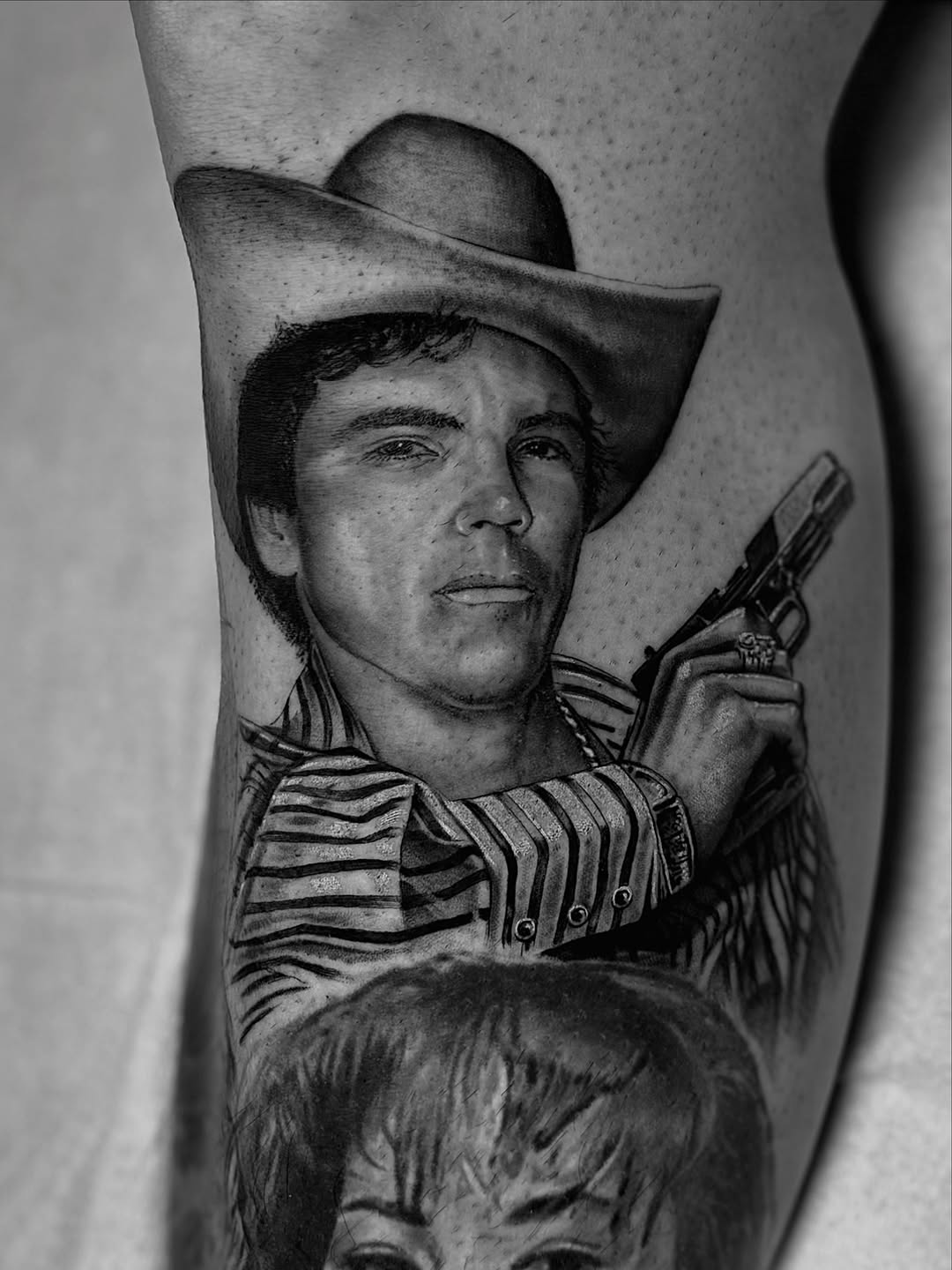 Tattoo by @ibanez773 — realism, black_and_grey