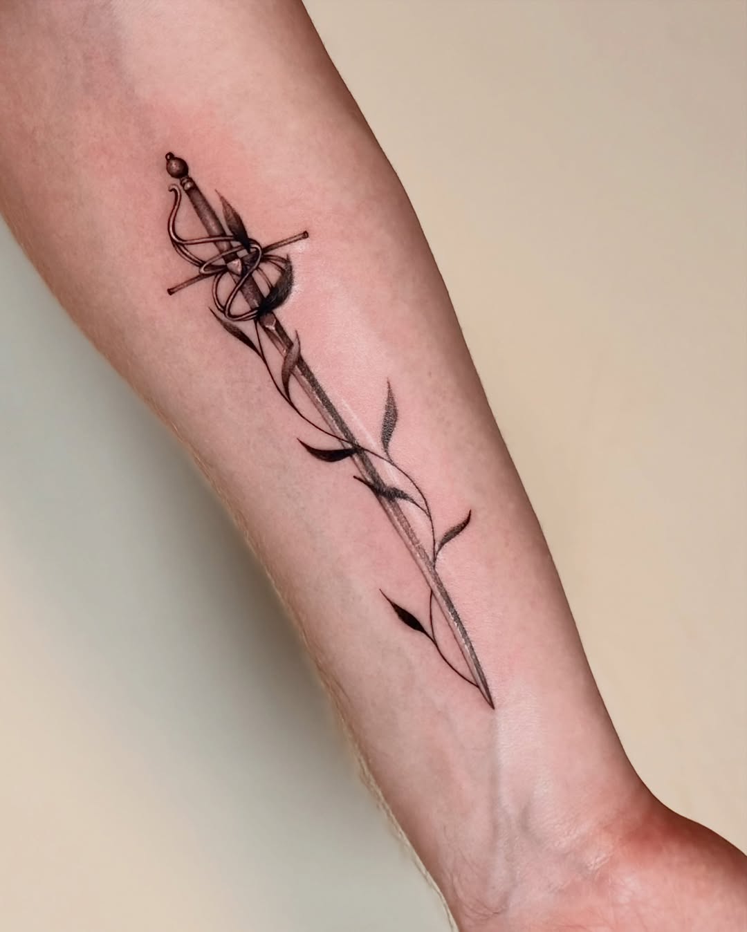Tattoo by @koko.inker.houston — fine_line, black_and_grey