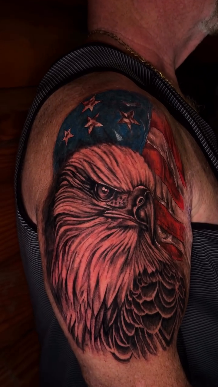 Tattoo by @dramazink — realism, black_and_grey