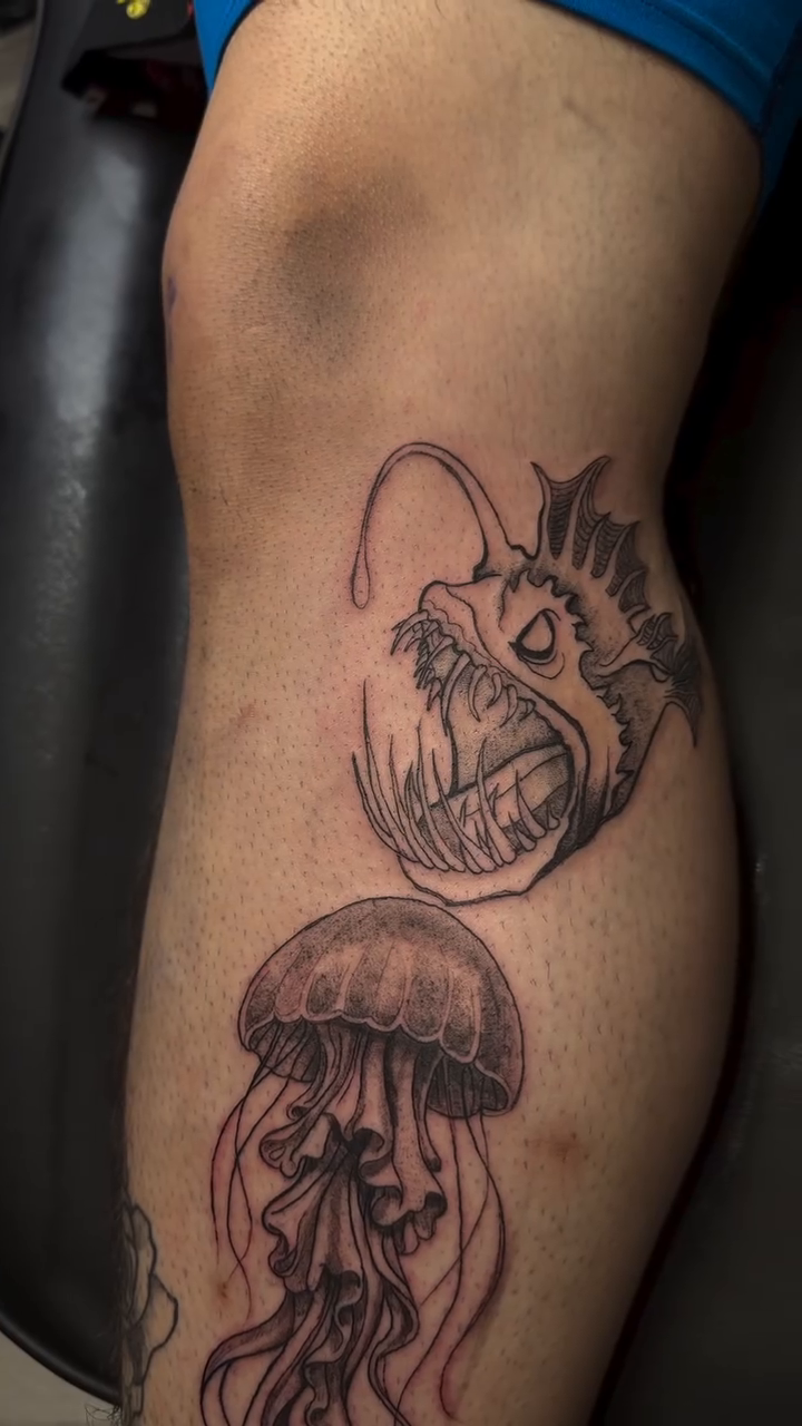 Tattoo by @antgot1nk — black_and_grey, realism