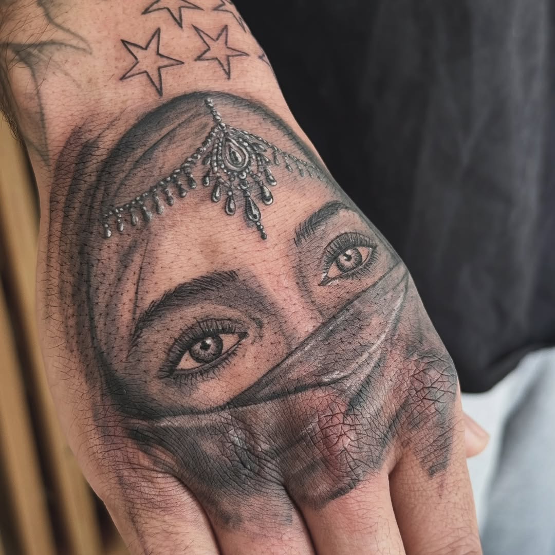 Tattoo by @clairejames_tattoo — realism, black_and_grey