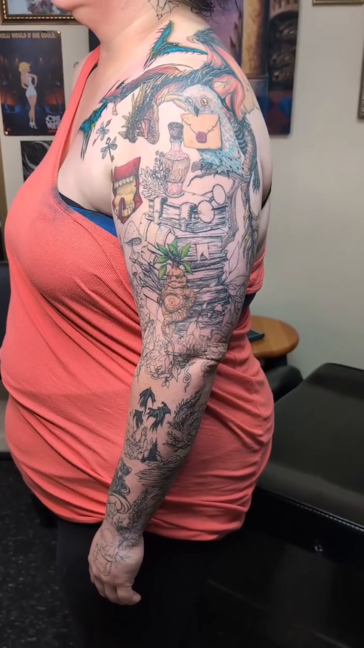 Tattoo by @jessica_fleischman — neo_traditional, realism