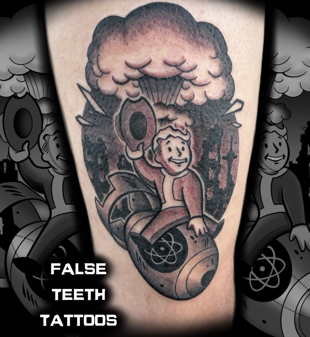 Tattoo by @falseteethgod — american_traditional, realism