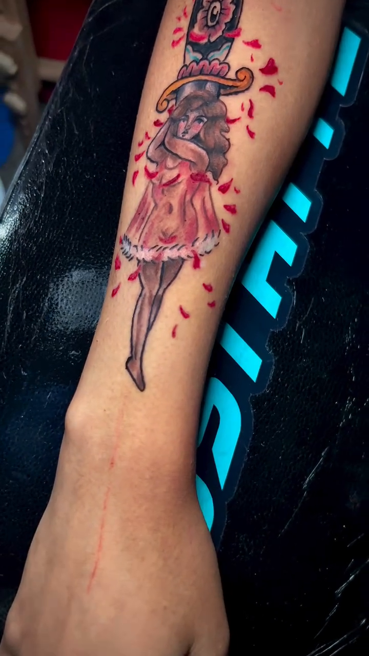 Tattoo by @gustattz_ — neo_traditional, trash_polka