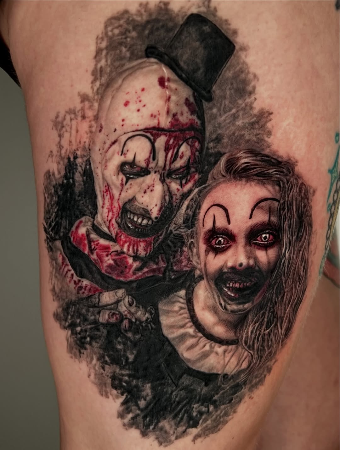 Tattoo by @zombiecattats — realism, dark_realism