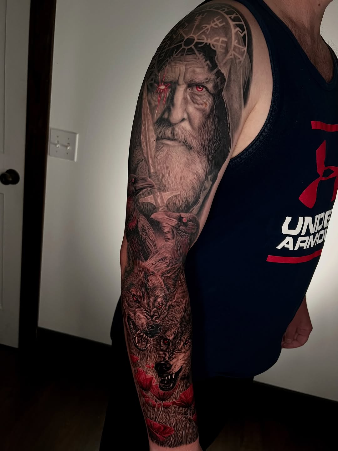 Tattoo by @zombiecattats — realism, black_and_grey