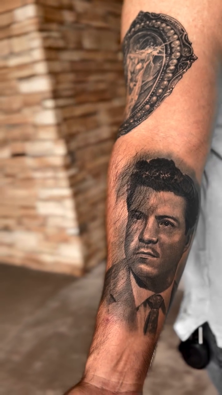Tattoo by @bailey_lemus — realism, black_and_grey