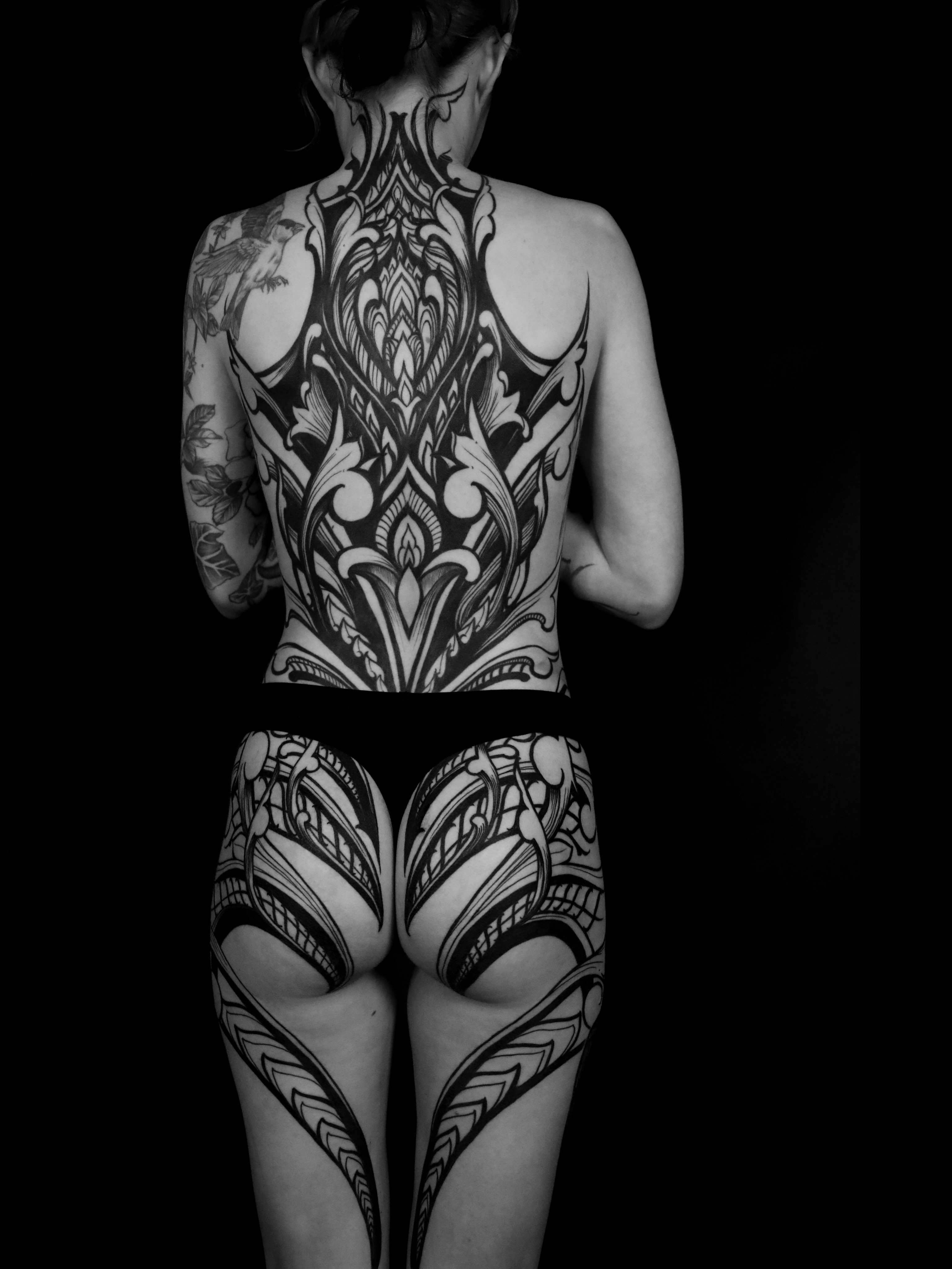 Tattoo by @dustinburtart — ornamental