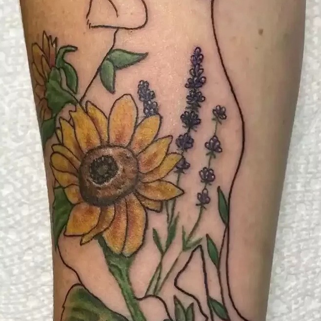 Tattoo by @melonmyerstattoos — dotwork, realism