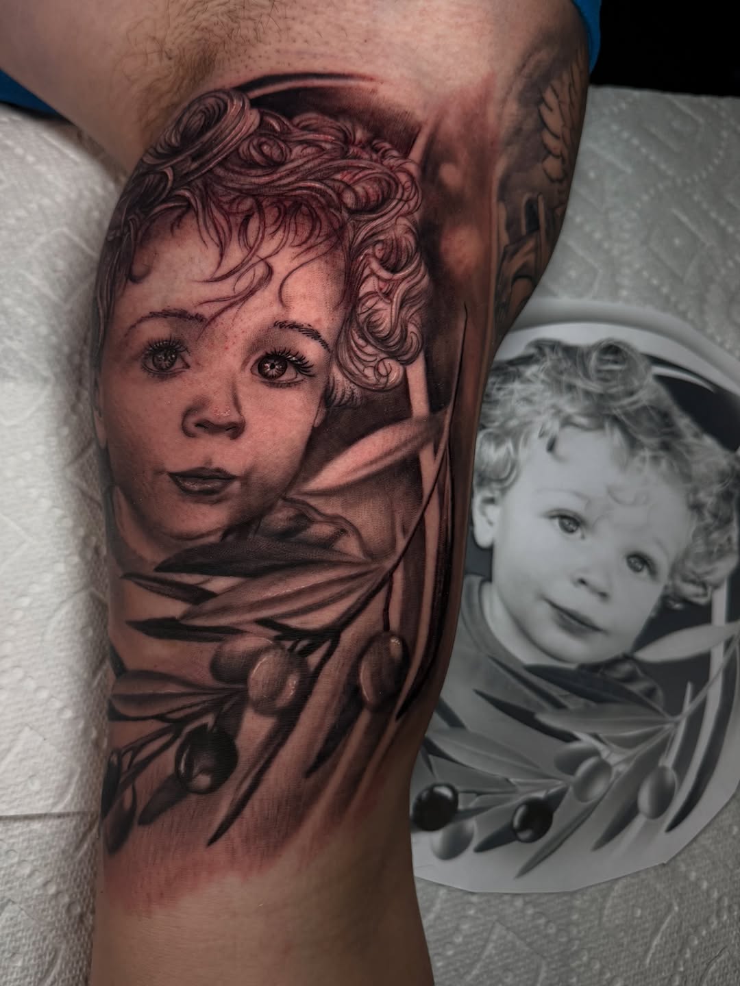 Tattoo by @tattedbyhood — realism, black_and_grey