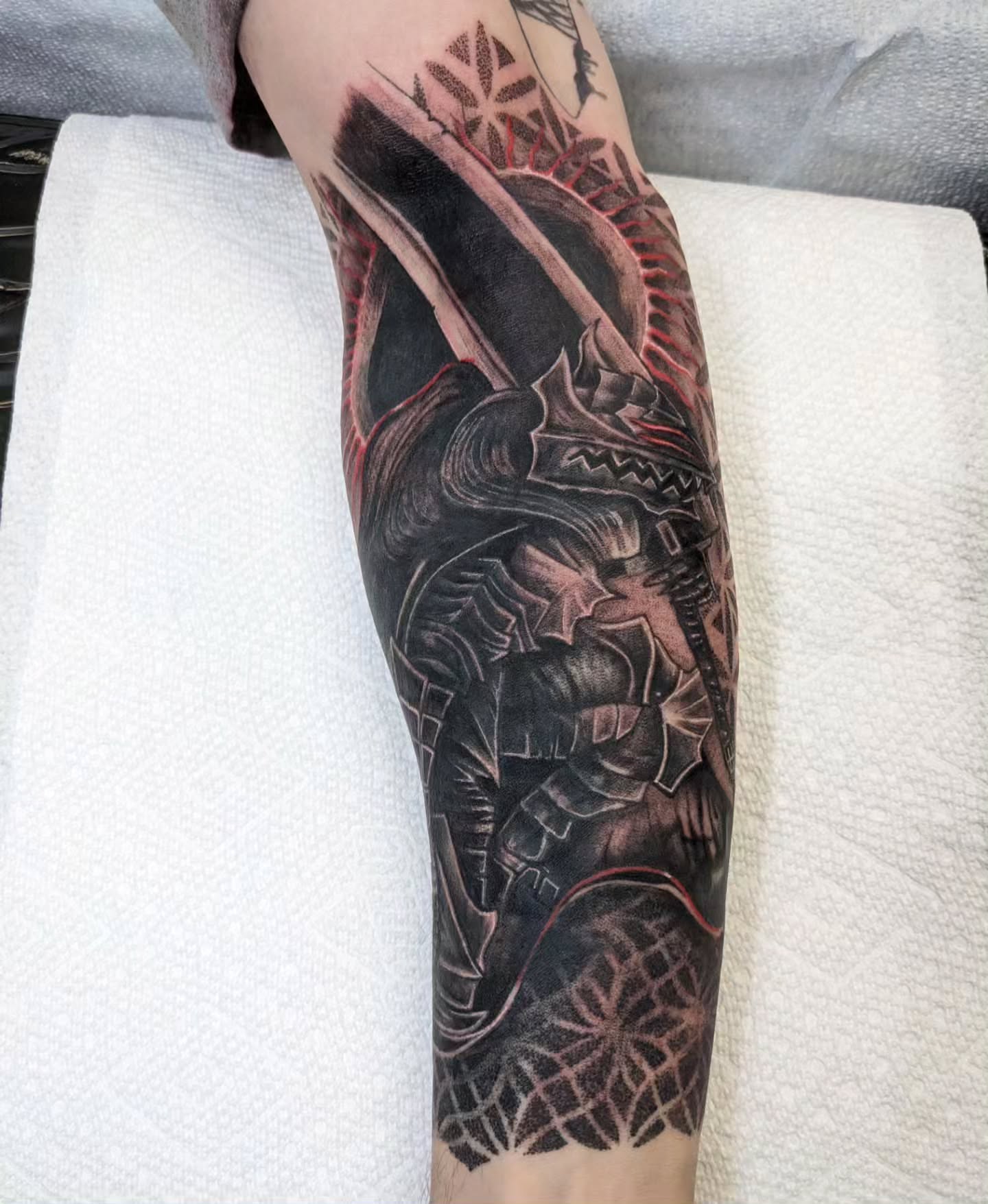 Tattoo by @infinite_enigma — black_and_grey, realism