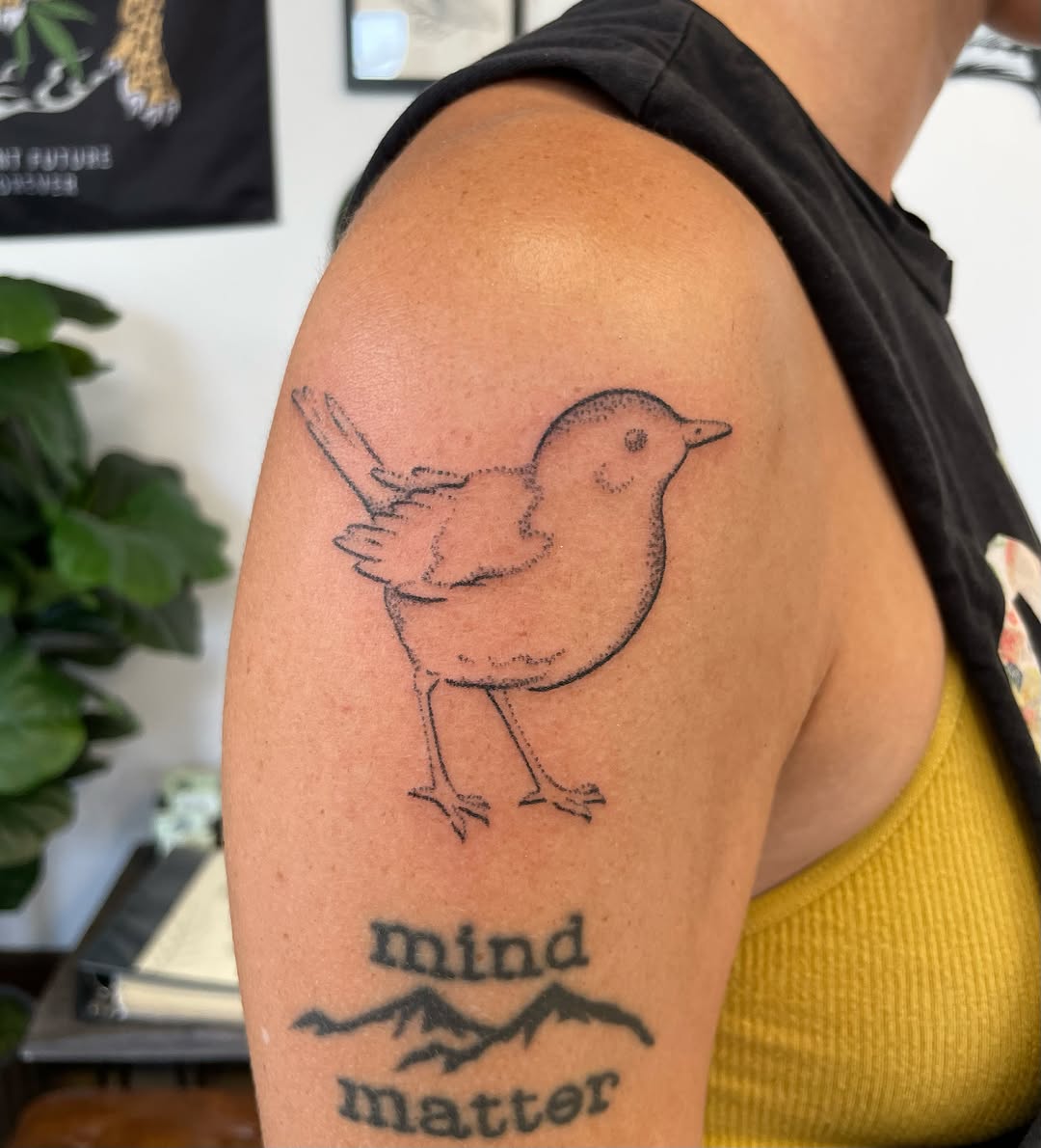 Tattoo by @mothmachine β fine_line, dotwork