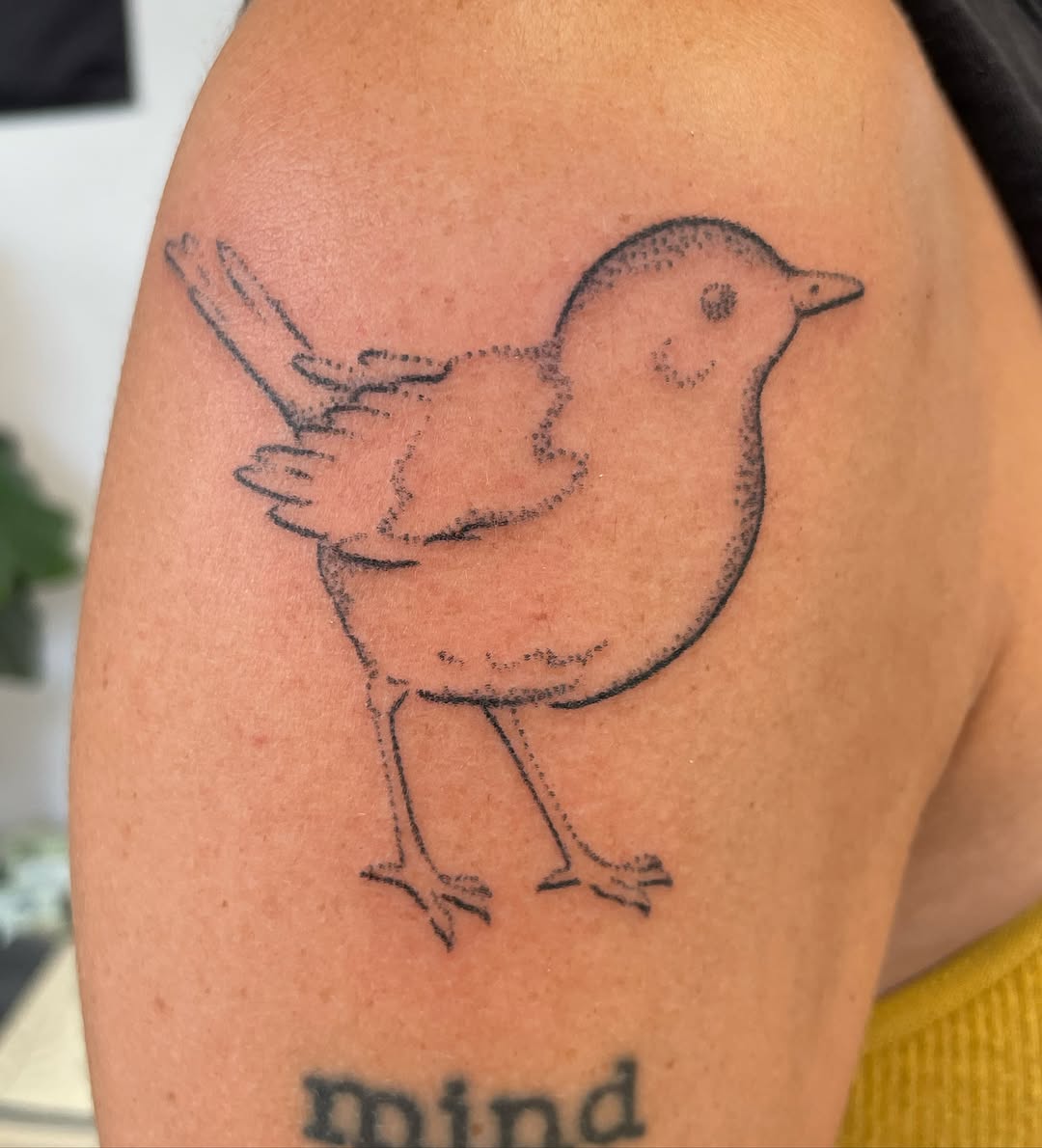Tattoo by @mothmachine β dotwork, fine_line