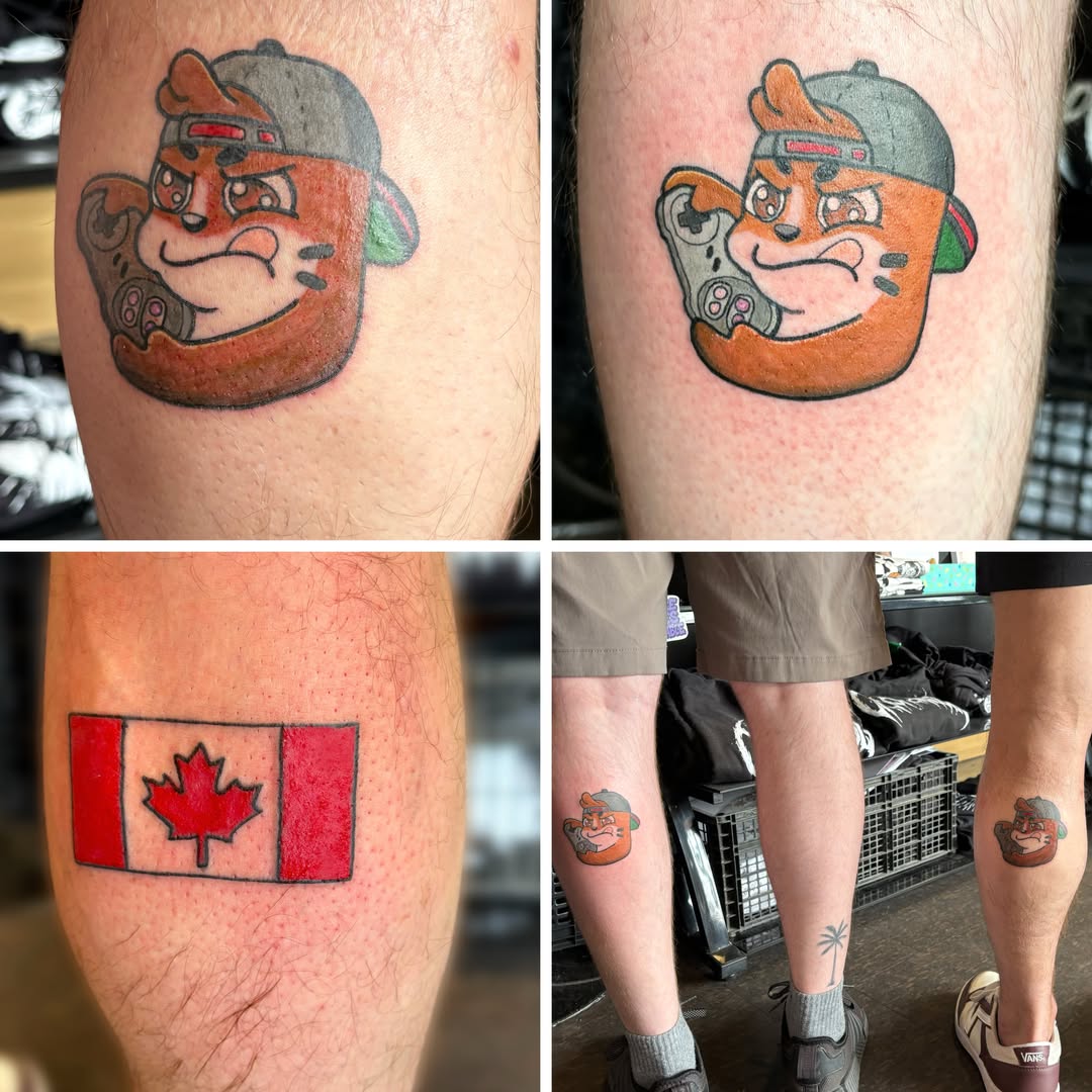 Tattoo by @nostalgiainks — dotwork, realism