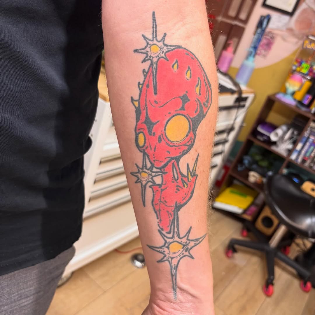 Tattoo by @ghost_ham — trash_polka