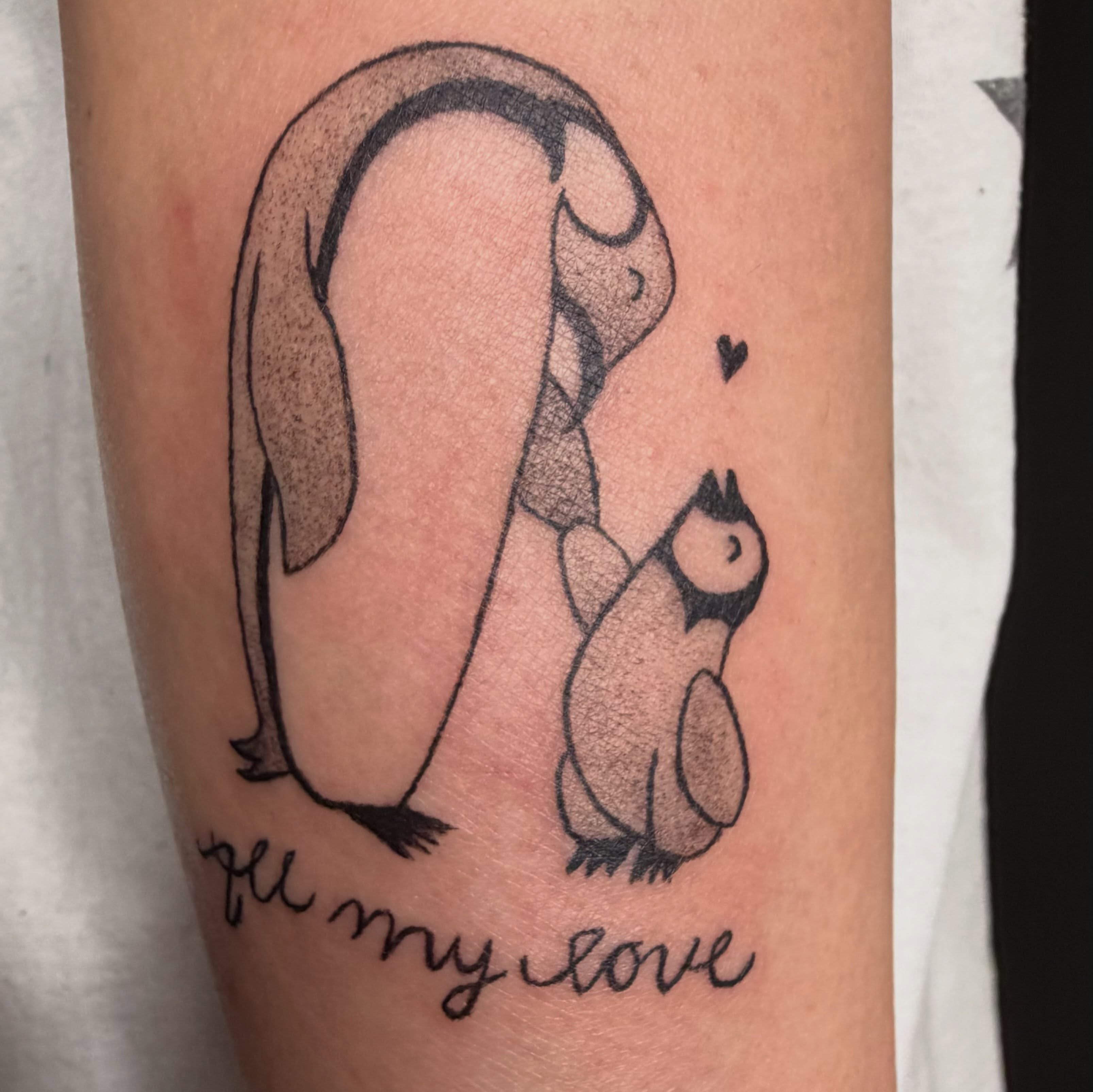 Tattoo by @taeyeon_sseuda — dotwork