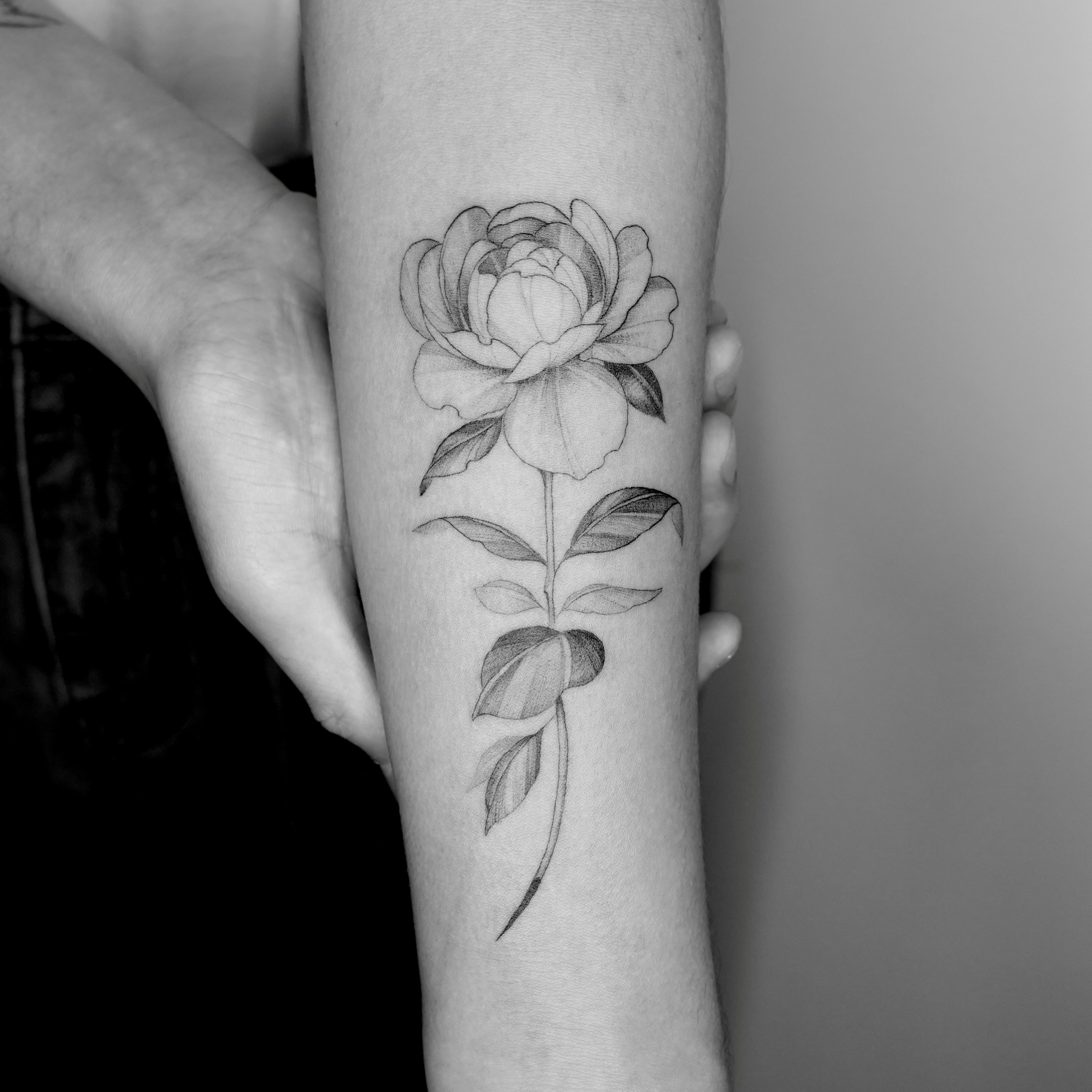Tattoo by @h_proletter_ttt — black_and_grey