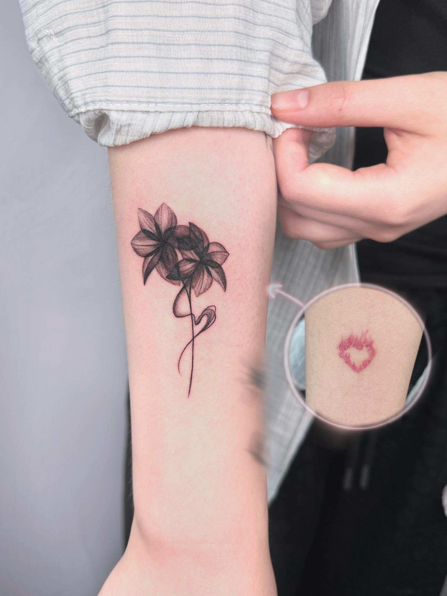 Tattoo by @a.won_tattoo — black_and_grey