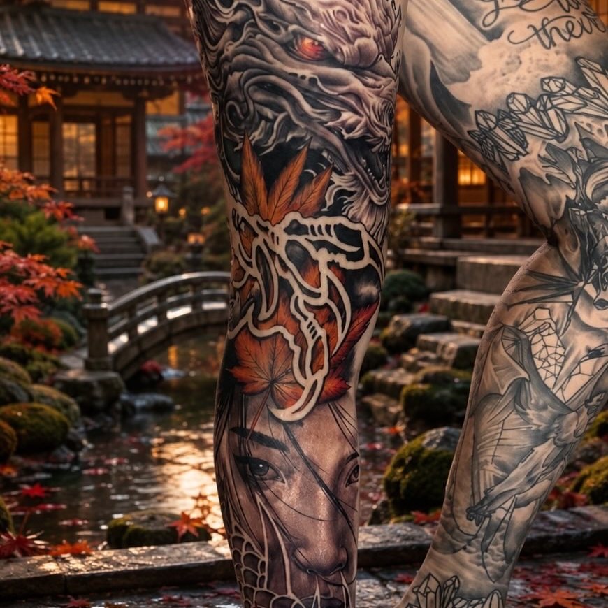 Tattoo by @chanler_tattoos — japanese_irezumi, realism