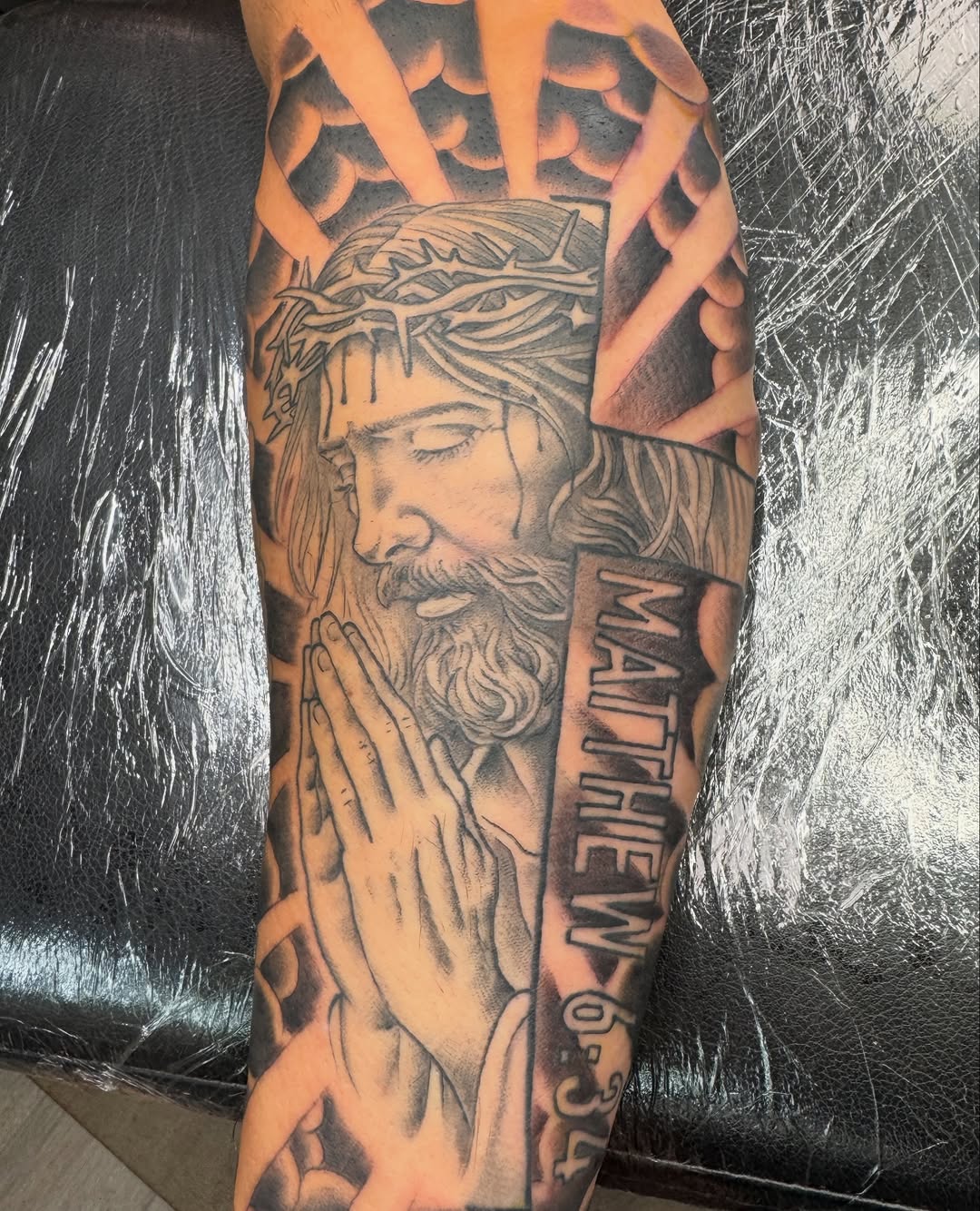 Tattoo by @joelsmithtattoo — realism, black_and_grey