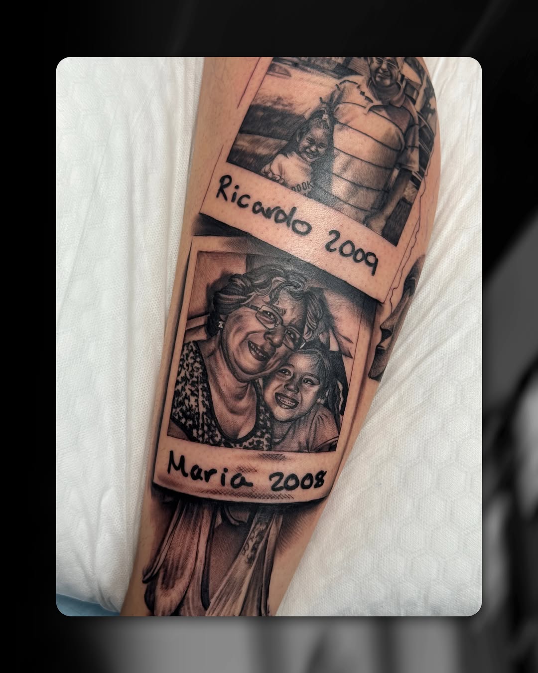 Tattoo by @heavyhitterbam — realism, lettering_script
