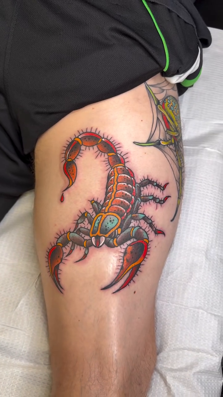 Tattoo by @davekruseman โ neo_traditional