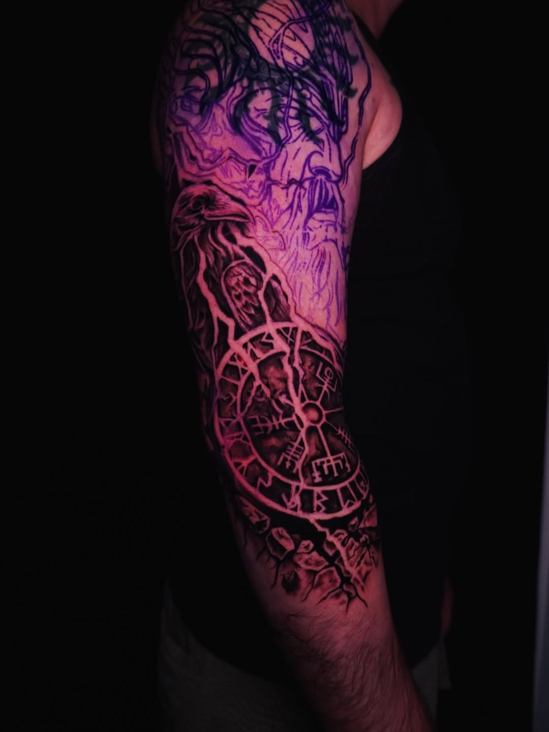 Tattoo by @tattoosbygregp — blackwork, geometric