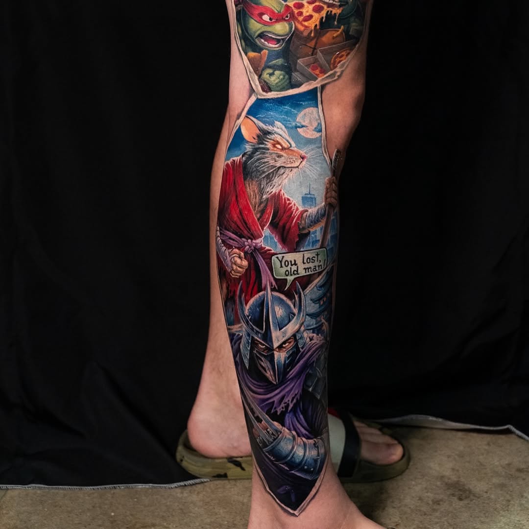Tattoo by @maryssaannetattoo — realism, anime