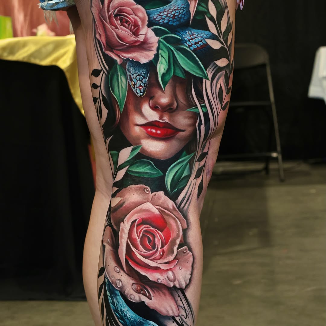 Tattoo by @maryssaannetattoo — realism, dark_realism
