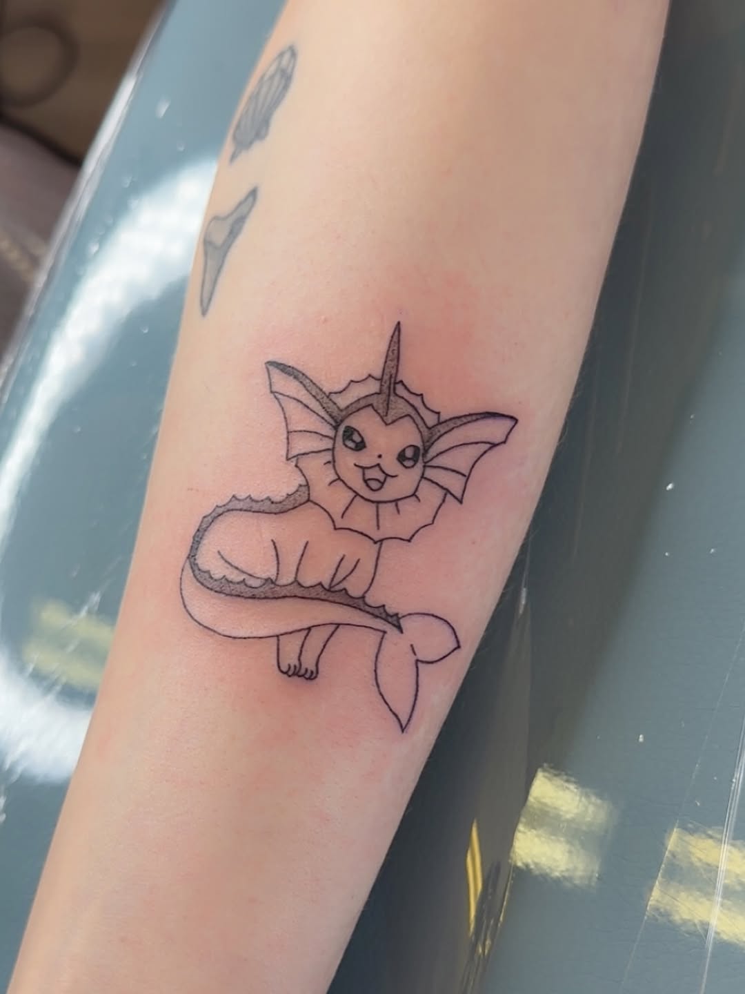 Tattoo by @nunutattoo111 — anime, fine_line