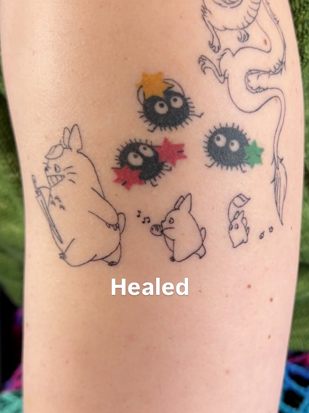 Tattoo by @nunutattoo111 — anime, fine_line