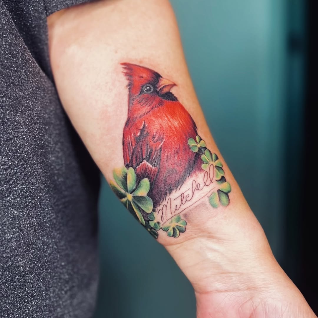 Tattoo by @sydneyrosetattoos — realism, lettering_script