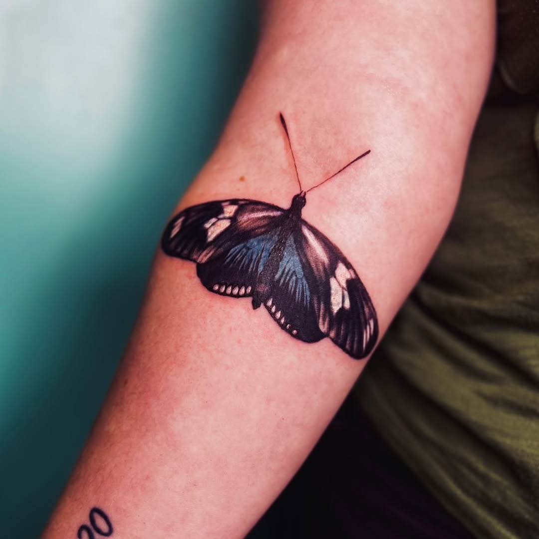 Tattoo by @sydneyrosetattoos — realism, black_and_grey