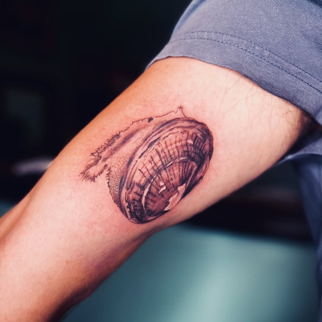 Tattoo by @sydneyrosetattoos — realism, black_and_grey