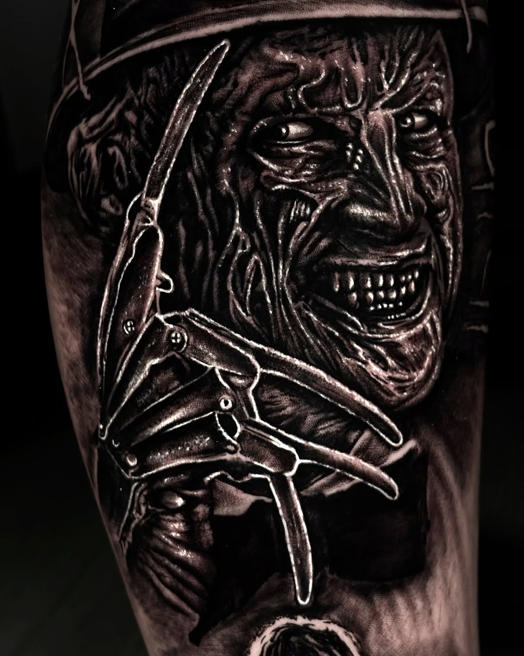 Tattoo by @trevtheimpaler — black_and_grey, realism