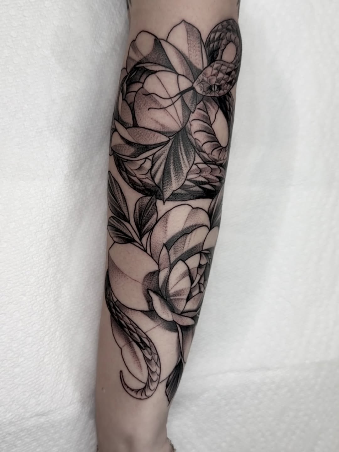 Tattoo by @mattoo33 — black_and_grey, realism