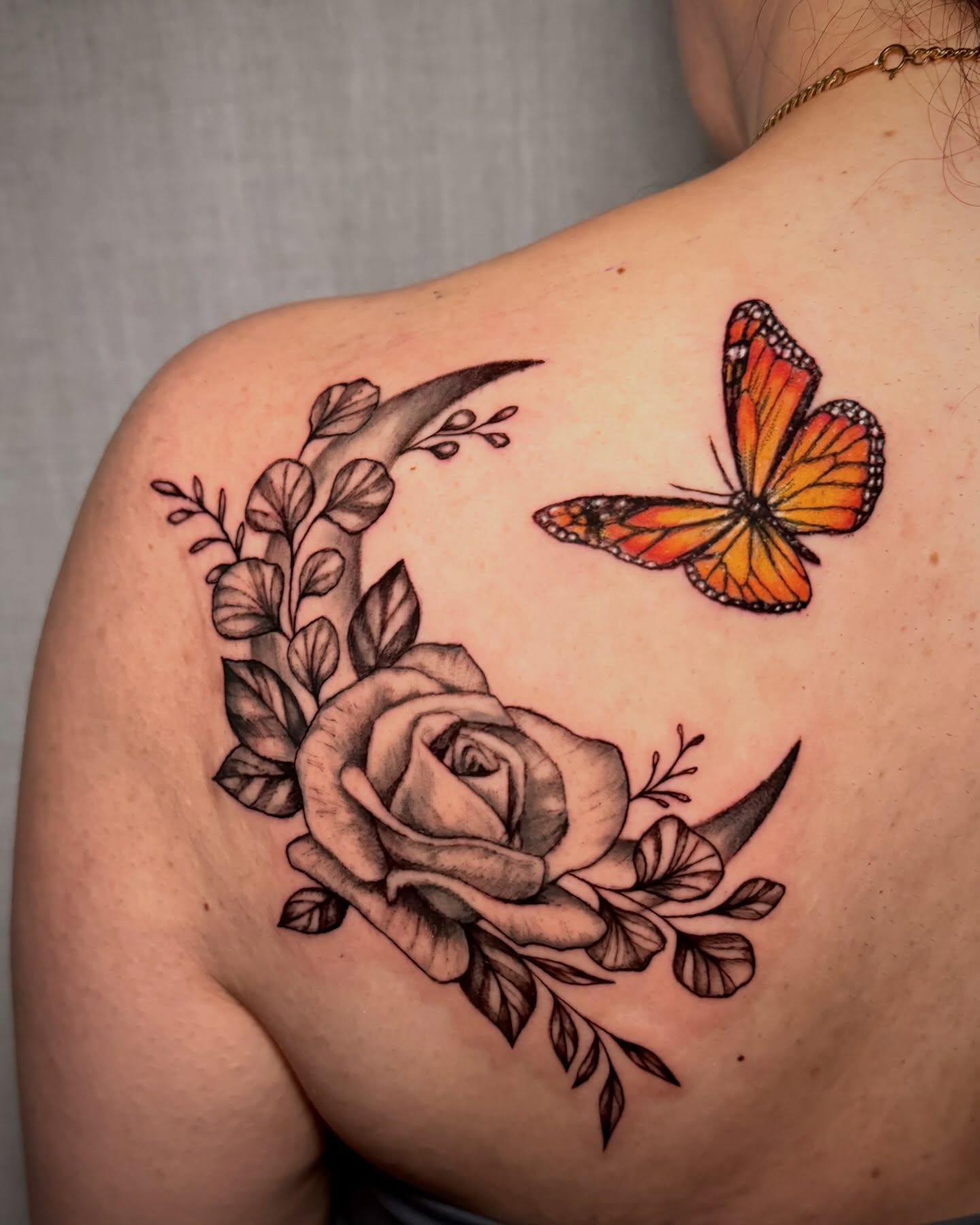 Tattoo by @milesbrowne — black_and_grey, realism