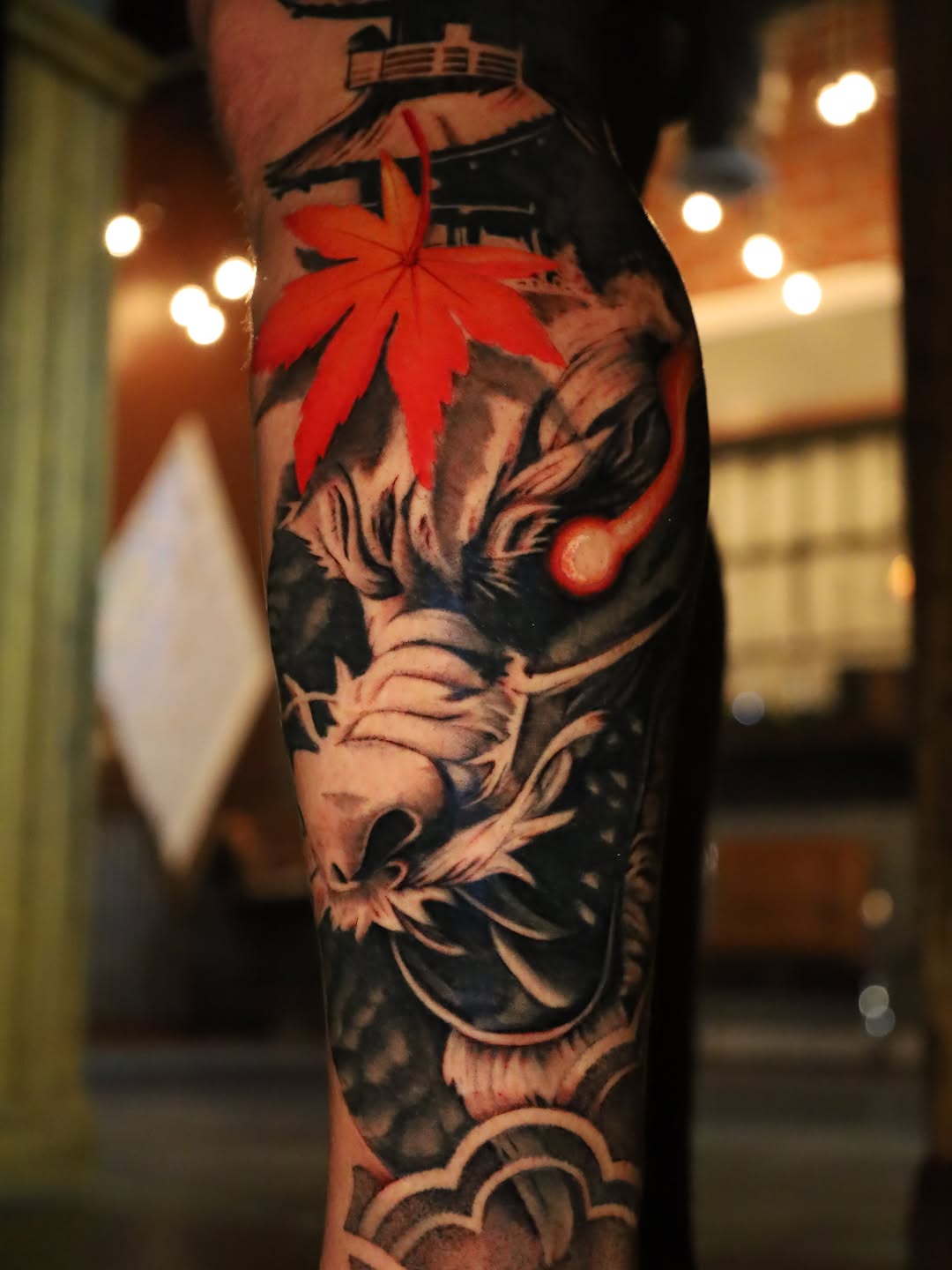 Tattoo by @palacios_ink — japanese_irezumi, realism