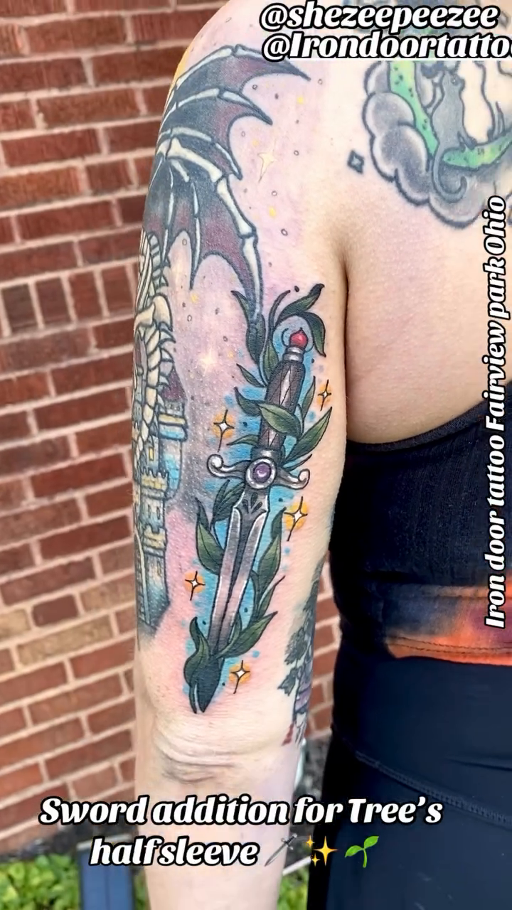 Tattoo by @shezeepeezee — neo_traditional, dark_realism