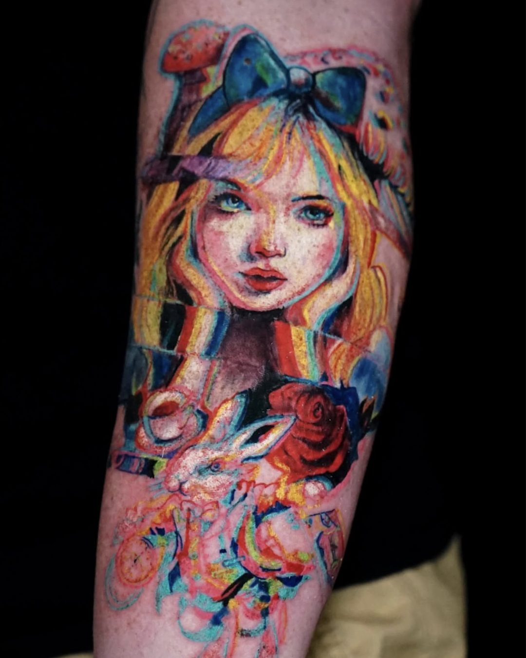 Tattoo by @nyahzul — watercolor, realism